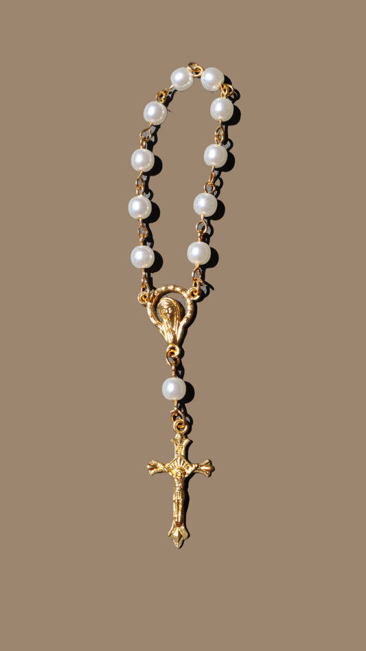 Pearl Rosary - Mini